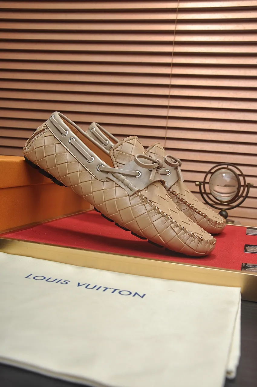 Men's Men's Shoes💰420💶【GUCCI】 (High-end Niuli) New 🍀Gucci*——Gucci Doudou Shoes! Made of imported original cowhide, the inner top layer is comfortable cowhide lining! Original wear-resistant rubber outsole! High quality products! Code number 38-44!